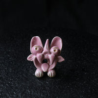 Pink mini Wamao 瓦猫 - Incense holder