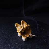 Tangerine Orange mini Wamao 瓦猫 - Incense holder