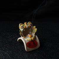 Fortune Wamao 瓦猫 - Incense holder