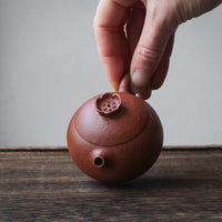 Shi Liu 石榴 - Yixing Teapot in Jiangponi Red Clay