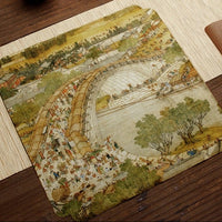 Tea Towel - Chinese Paintings - Eastern Leaves