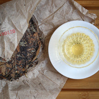 2018 Yueguangbai White Tea, Wild Forest stone - pressed Cake - Eastern Leaves