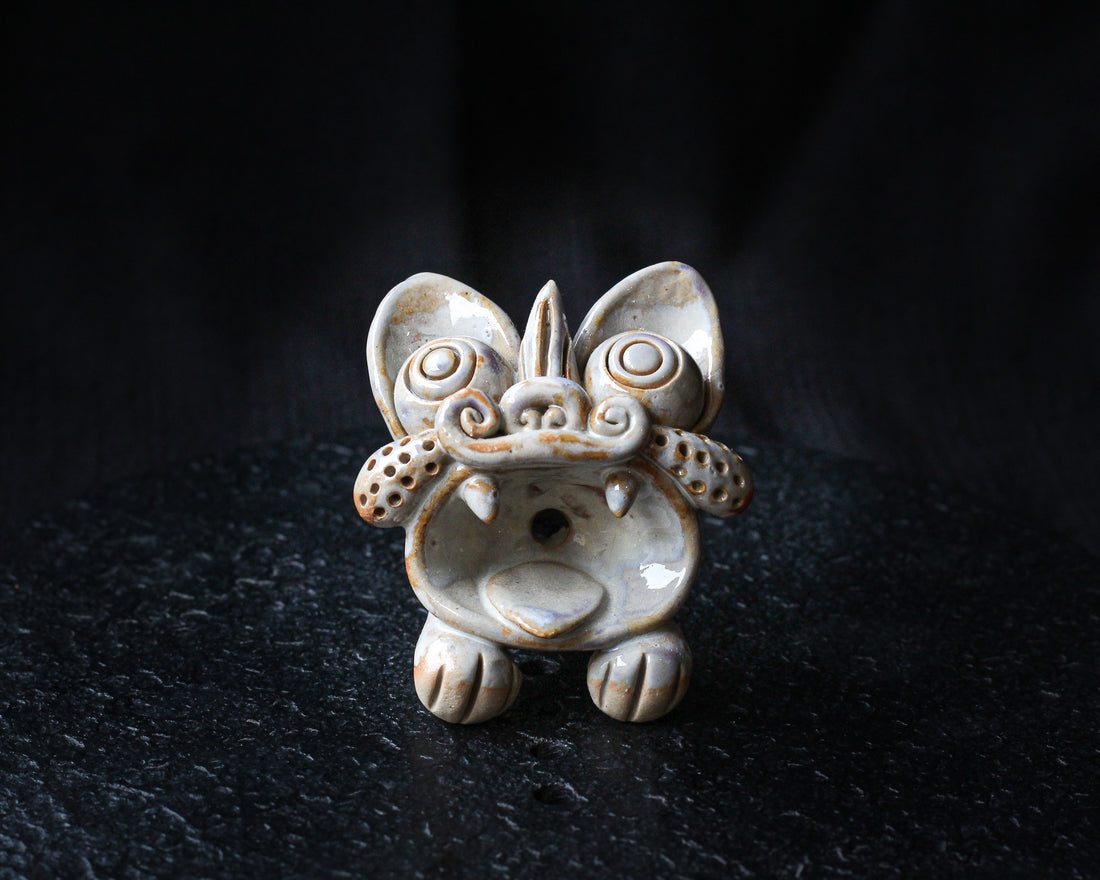 Wamao Dali cat, incense holder, Yunnan ceramic handcraft