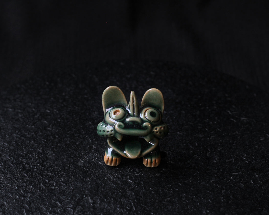 mini Wamao Verde - Porta Incenso