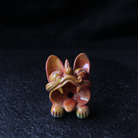 Amber Orange Wamao 瓦猫 - Incense holder
