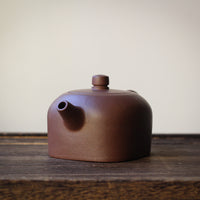 Tian Di Fang Yuan 天地方圆 - Yixing teapot, Zini purple clay