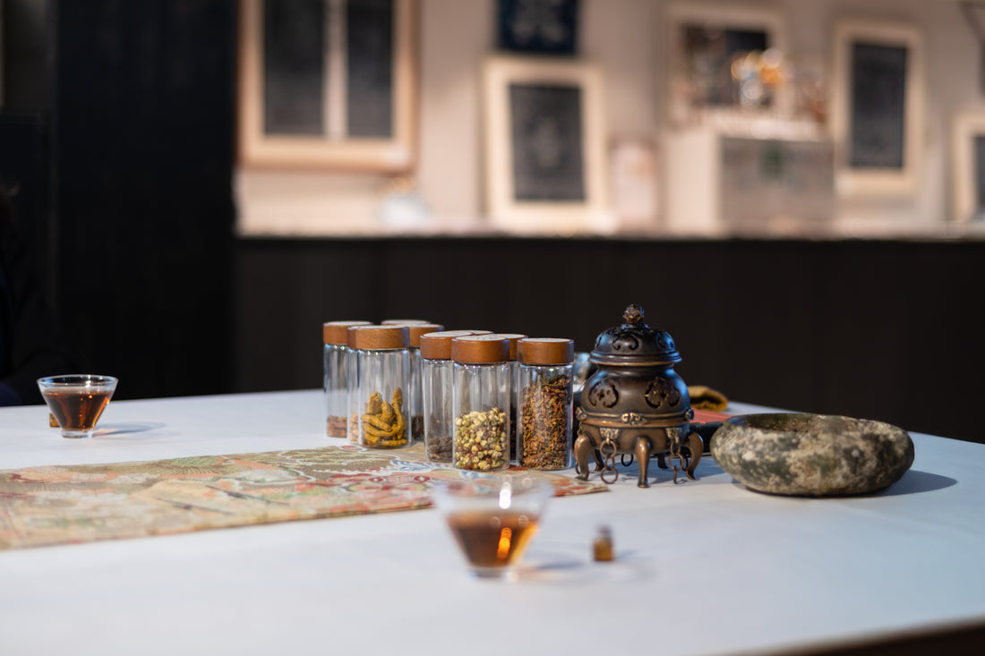 tea and natural incense workshop