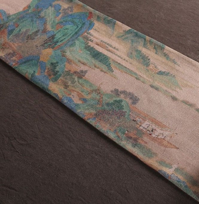 Table runner - Chinese Paintings - Eastern Leaves