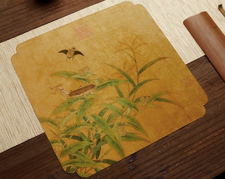 Tea Towel - Chinese Paintings - Eastern Leaves