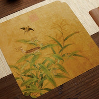 Tea Towel - Chinese Paintings - Eastern Leaves