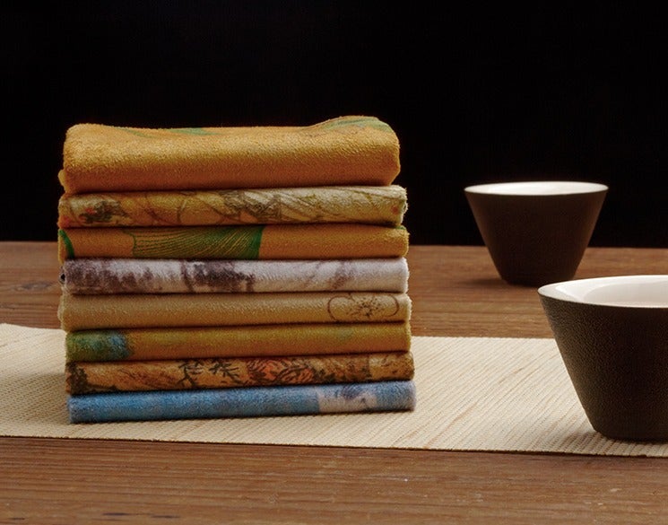 Tea Towel - Chinese Paintings - Eastern Leaves